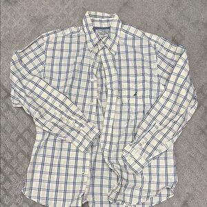 Nautica Blue and yellow Casual Button Down Shirt